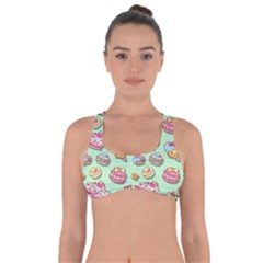 Sweet Pattern Got No Strings Sports Bra by Valentinaart