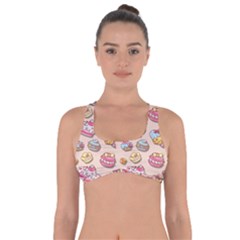 Sweet Pattern Got No Strings Sports Bra by Valentinaart