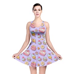 Sweet Pattern Reversible Skater Dress by Valentinaart