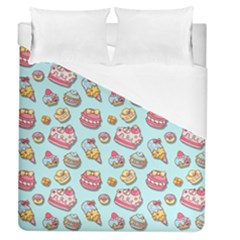 Sweet Pattern Duvet Cover (queen Size) by Valentinaart