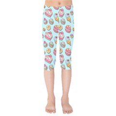 Sweet Pattern Kids  Capri Leggings  by Valentinaart