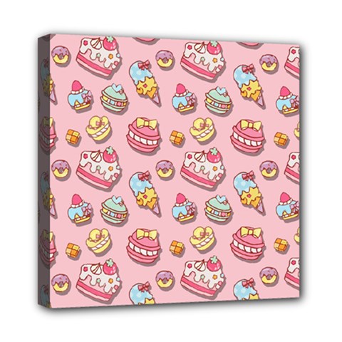 Sweet Pattern Mini Canvas 8  X 8  by Valentinaart