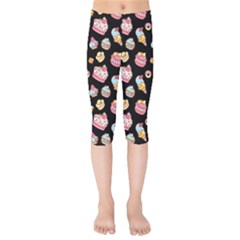 Sweet Pattern Kids  Capri Leggings  by Valentinaart