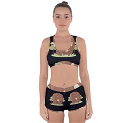 Cute Elephant Racerback Boyleg Bikini Set by Valentinaart