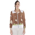 Cute Elephant Wind Breaker (Women) View1