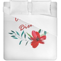 Carpe Diem  Duvet Cover (king Size) by Valentinaart