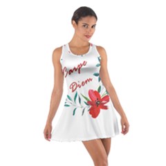 Carpe Diem  Cotton Racerback Dress by Valentinaart