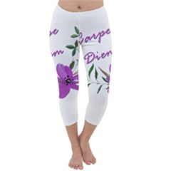 Carpe Diem  Capri Winter Leggings  by Valentinaart