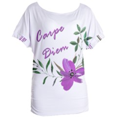 Carpe Diem  Women s Oversized Tee by Valentinaart