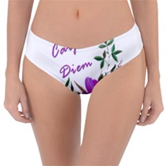 Carpe Diem  Reversible Classic Bikini Bottoms by Valentinaart