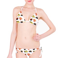 Sushi Pattern Bikini Set by Valentinaart