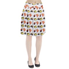 Sushi Pattern Pleated Skirt by Valentinaart