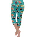 Sushi pattern Capri Yoga Leggings View4