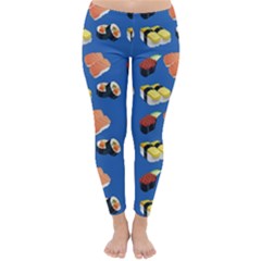 Sushi Pattern Classic Winter Leggings by Valentinaart