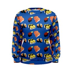 Sushi Pattern Women s Sweatshirt by Valentinaart