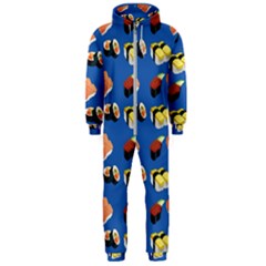 Sushi Pattern Hooded Jumpsuit (men)  by Valentinaart