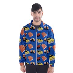 Sushi Pattern Wind Breaker (men) by Valentinaart