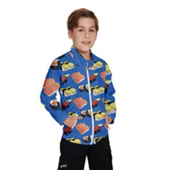 Sushi Pattern Wind Breaker (kids) by Valentinaart