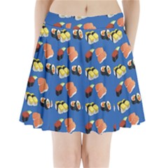 Sushi Pattern Pleated Mini Skirt by Valentinaart