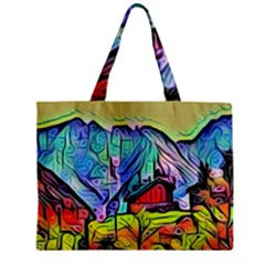 Magic cube abstract art Zipper Mini Tote Bag