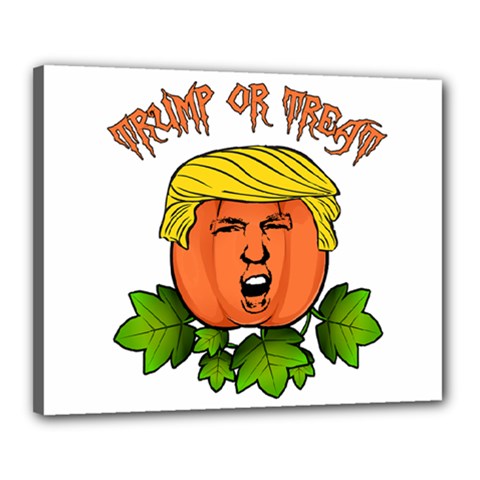 Trump Or Treat  Canvas 20  X 16 