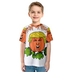 Trump Or Treat  Kids  Sport Mesh Tee