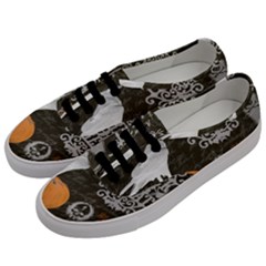 Vintage Halloween Men s Classic Low Top Sneakers by Valentinaart