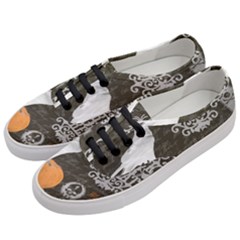 Vintage Halloween Women s Classic Low Top Sneakers by Valentinaart