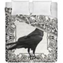 Vintage Halloween raven Duvet Cover Double Side (California King Size) View1