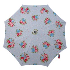 Cute Shabby Chic Floral Pattern Hook Handle Umbrellas (large) by NouveauDesign