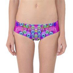 Festive Metal And Gold In Pop Art Classic Bikini Bottoms by pepitasart