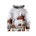 french coffee style abstract art Kids  Pullover Hoodie View1