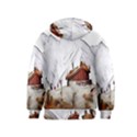 french coffee style abstract art Kids  Pullover Hoodie View2