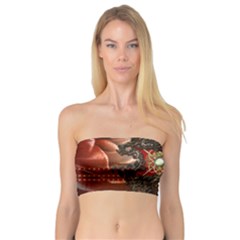 Wonderful Floral Design With Diamond Bandeau Top by FantasyWorld7