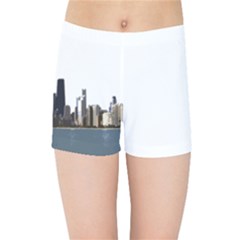 Chicago Cutout Clipped Rev 1 Kids Sports Shorts