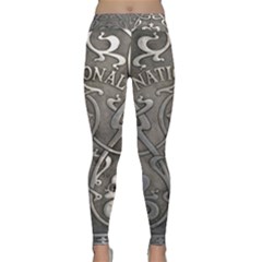 Art Nouveau Silver Classic Yoga Leggings by NouveauDesign