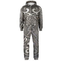 Art Nouveau Silver Hooded Jumpsuit (men)  by NouveauDesign