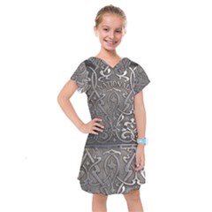 Art Nouveau Silver Kids  Drop Waist Dress by NouveauDesign