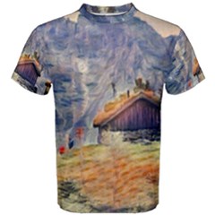 Impressionism Men s Cotton Tee by NouveauDesign