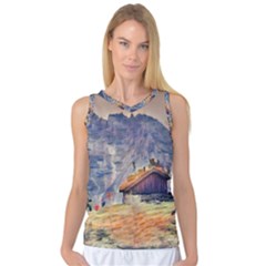 Impressionism Women s Basketball Tank Top by NouveauDesign