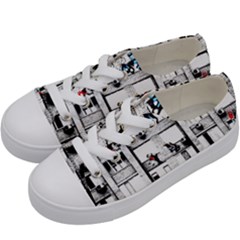 Jump, Jump Kids  Low Top Canvas Sneakers by Valentinaart