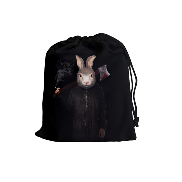 Evil Rabbit Drawstring Pouches (Large) 