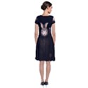 Evil Rabbit Short Sleeve Front Wrap Dress View2