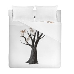 Dead Tree  Duvet Cover Double Side (full/ Double Size) by Valentinaart