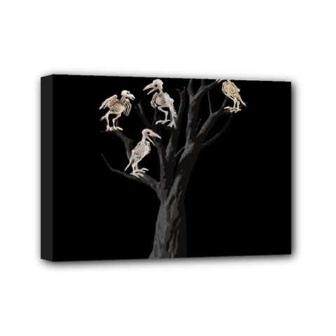 Dead Tree  Mini Canvas 7  X 5  by Valentinaart