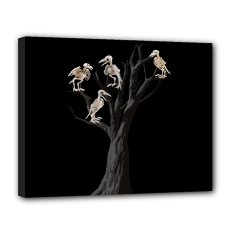 Dead Tree  Canvas 14  X 11  by Valentinaart