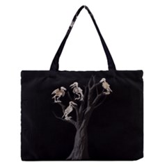 Dead Tree  Zipper Medium Tote Bag by Valentinaart