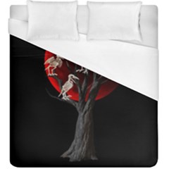 Dead Tree  Duvet Cover (king Size) by Valentinaart