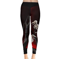 Dead Tree  Leggings  by Valentinaart