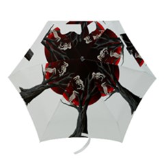 Dead Tree  Mini Folding Umbrellas by Valentinaart